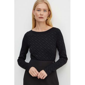 BOSS pulover femei, culoarea negru, 50521371