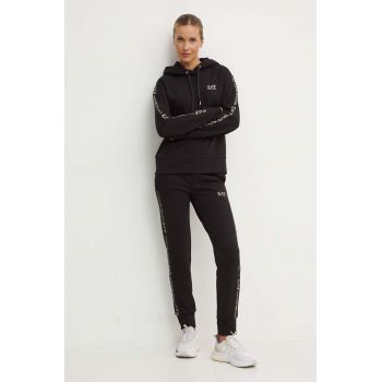 EA7 Emporio Armani trening femei, culoarea negru, TJQLZ.8NTV58