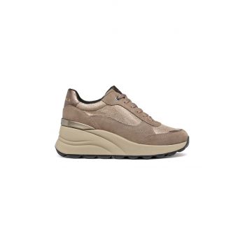 Geox sneakers D SPHERICA EC13 culoarea bej, D45WAA 0JS22 C6029