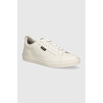 HUGO sneakers Morrie culoarea alb, 50523527