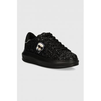 Karl Lagerfeld sneakers KAPRI culoarea negru, KL62573N