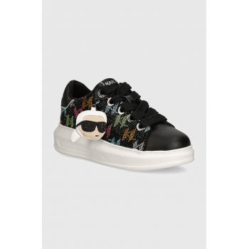 Karl Lagerfeld sneakers KAPRI culoarea negru, KL62576M