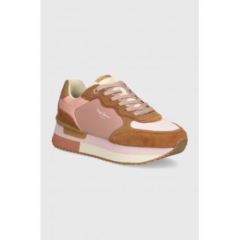 Pepe Jeans sneakers PLS60025 culoarea maro, RUSPER MANIA