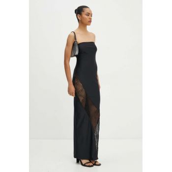 Rotate rochie Stretchy Tube Dress culoarea negru, maxi, mulata, 112909100