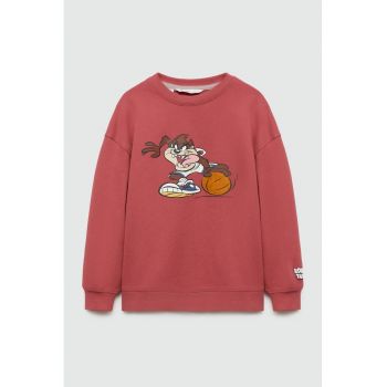 Bluza de trening cu imprimeu Looney Tunes