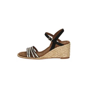 Espadrile cu talpa wedge si catarame