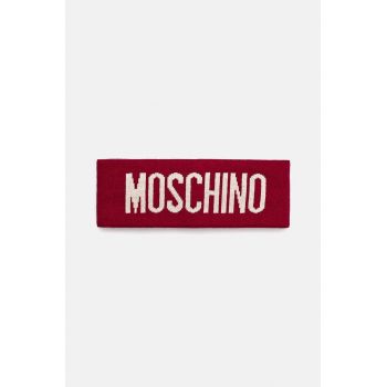 Moschino bentita din lana culoarea negru