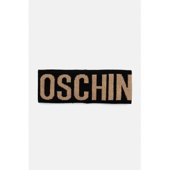 Moschino bentita din lana culoarea negru