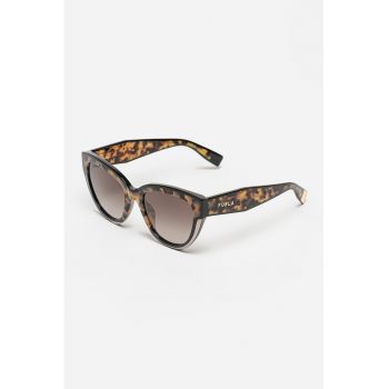 Ochelari de soare cat-eye cu lentile in degrade