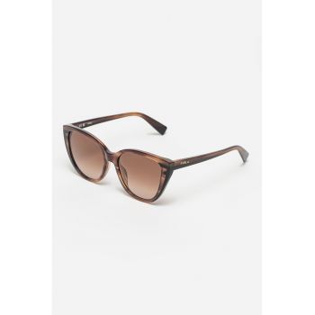 Ochelari de soare cat-eye cu lentile in degrade