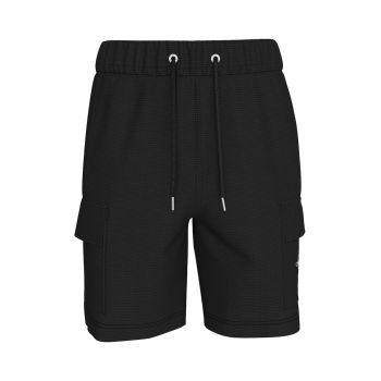 Pantaloni scurti cargo texturati