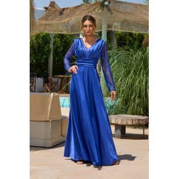 Rochie de ocazie Calabria Albastra