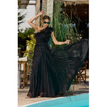 Rochie de ocazie premium Khristy Neagra