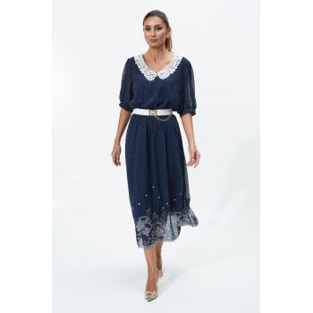 Rochie eleganta Norica Bleumarin