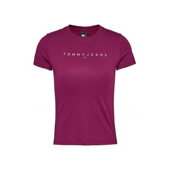 Tricou slim fit cu imprimeu logo