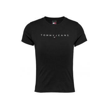 Tricou slim fit cu imprimeu logo