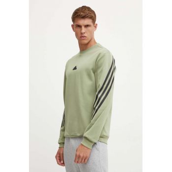 adidas bluza Future Icons barbati, culoarea verde, modelator, IW6086