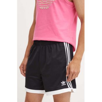 adidas Originals pantaloni scurți Adicolor bărbați, culoarea negru, IZ4800