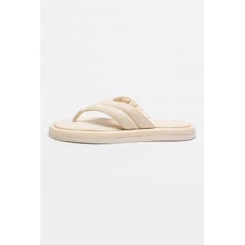 Papuci flip-flop de piele