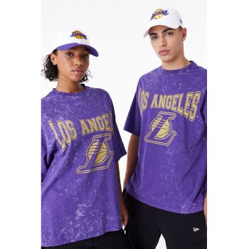 Tricou unisex supradimensionat NBA LA Lakers