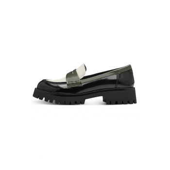 Pantofi loafer cu toc masiv