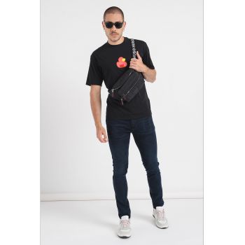 Tricou relaxed fit cu imprimeu pe spate Dilippers