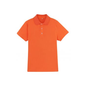 Tricou polo cu aspect de material pique