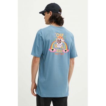 Vans tricou din bumbac barbati, cu imprimeu, VN000KHWJCN1