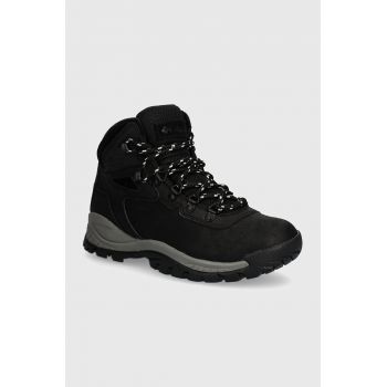 Columbia pantofi Newton Ridge Plus femei, culoarea negru, izolat, 1424692