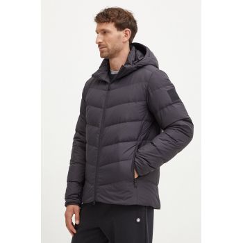 Jack Wolfskin geaca de puf Colonius barbati, culoarea negru, de iarna, 1207431