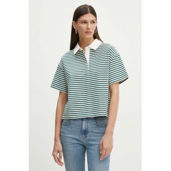 Levi's polo de bumbac culoarea verde, A8777 ieftin