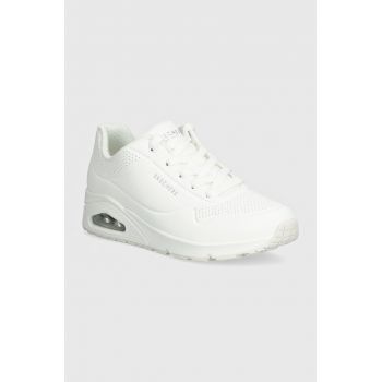 Skechers sneakers UNO culoarea alb