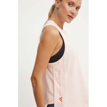 adidas by Stella McCartney top femei, culoarea roz, IW9885