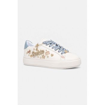 Aldo sneakers Barbiestep culoarea alb, 13823258