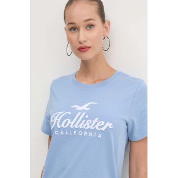 Hollister Co. tricou din bumbac femei, KI357-3285