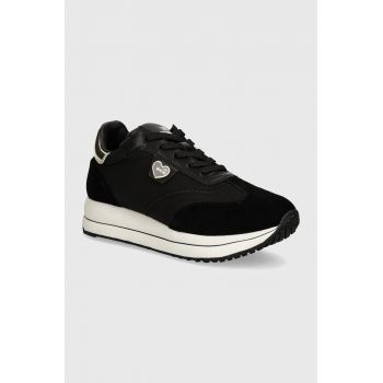 Love Moschino sneakers culoarea negru, JA15234G1LIL500A