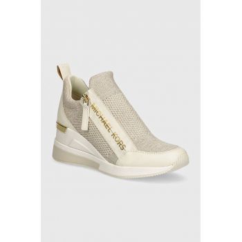 MICHAEL Michael Kors sneakers Willis culoarea bej, 43S3WIFS4D 104