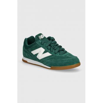 New Balance sneakers din piele intoarsă RC42 culoarea verde, URC42SD