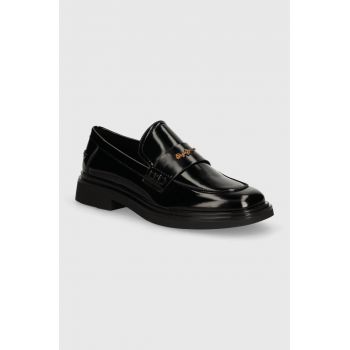 Pepe Jeans mocasini PLS10423 femei, culoarea negru, cu toc plat, PENNY STREET