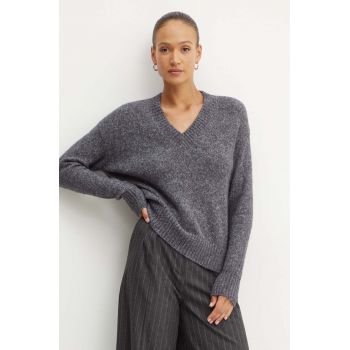 Weekend Max Mara pulover din amestec de lana femei, culoarea gri, 2425366102600