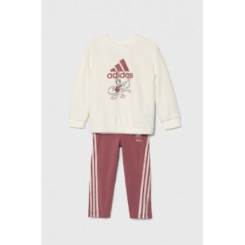 adidas compleu copii I DY MDOG culoarea roz, IZ2835