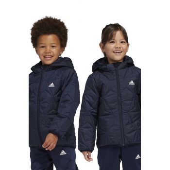 adidas geaca copii LK LT PADKT culoarea albastru marin, JF4346