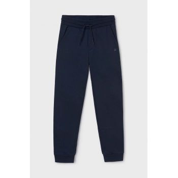 Mayoral pantaloni de trening pentru copii culoarea albastru marin, neted, 705