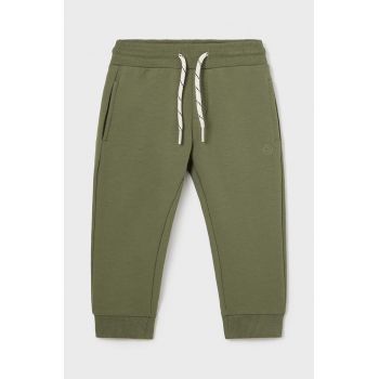 Mayoral pantaloni de trening pentru copii culoarea verde, neted, 704