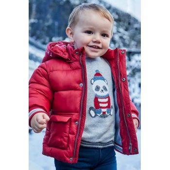 Mayoral pulover din amestec de lână pentru bebeluși culoarea gri, 2313