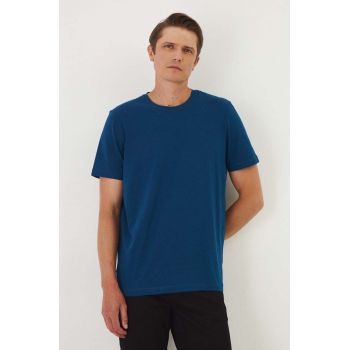 Medicine tricou barbati, culoarea verde, neted