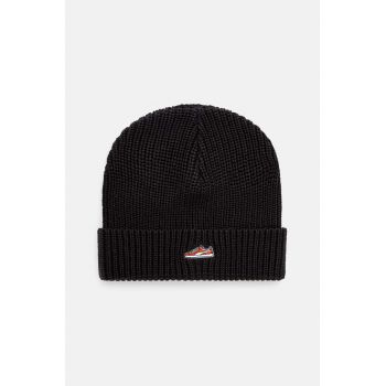 Puma caciula din bumbac Classics Graphic Short Beanie culoarea negru, bumbac, 025680