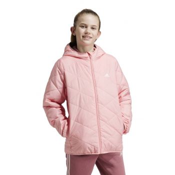 adidas geaca copii J LT PADKT culoarea roz, JF4344