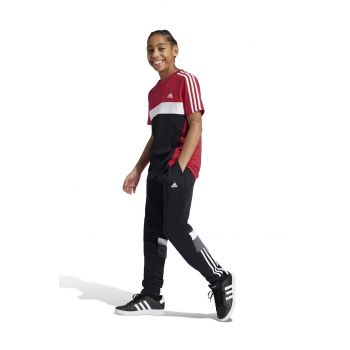 adidas tricou de bumbac pentru copii culoarea portocaliu, modelator