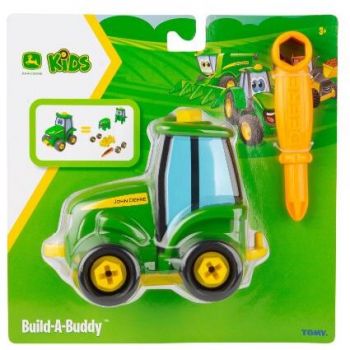 Jucarie de Asamblat John Deere Construiti Un Prieten Tractorasul Johnny Verde/Galben